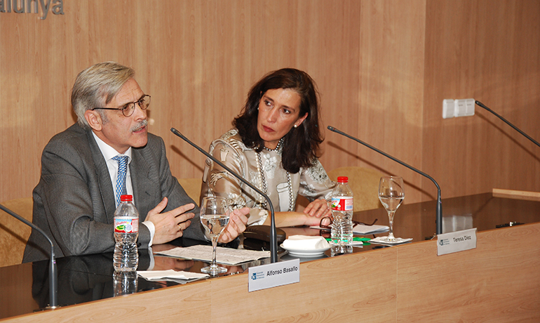 Alfonso Basallo and Teresa Díez, authors of "Pajama para dos"