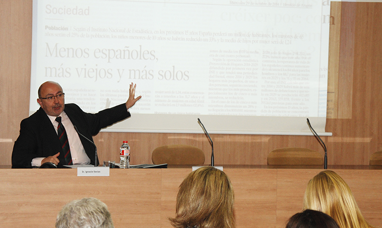 Ignacio Socías, director of Relacions Internacionals to the International Federation for Family Development
