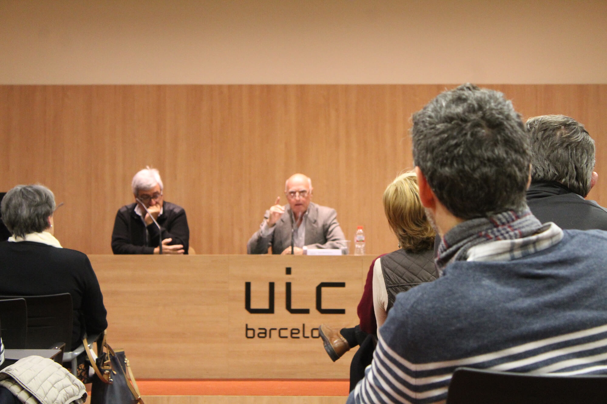 Joan Proubasta, col·leccionista i primer president del Cercle Holmes. Presentació i visita de l’exposició “Sherlock Holmes a Barcelona”, UIC Barcelona, 29 de gener de 2019.