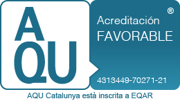 Acreditado por la Agencia para la Calidad del Sistema Universitario de Catalunya