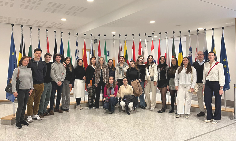Trip to Brussels to get to know how the European Parliament works