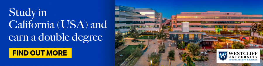 International double degree with Westcliff University