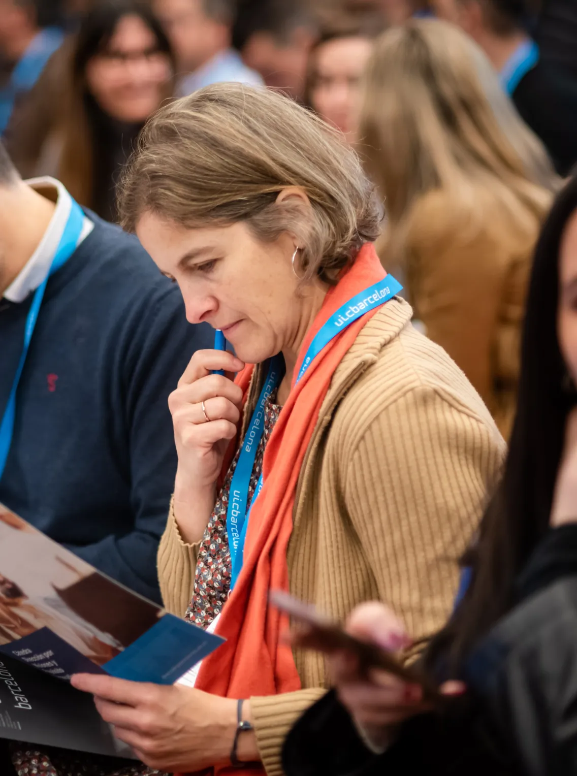 participants llegint