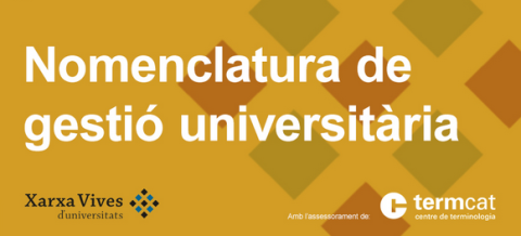 Nomenclatura de gestió universitària   