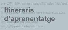 Itineraris d'aprenentatge
