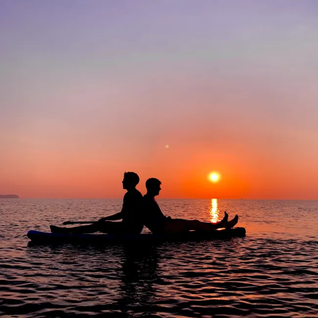 Campus Barcelona: Elena de Juan i García, estudiant de doble grau en ADE i Dret, amb la fotografia Atardecer en el Mar.